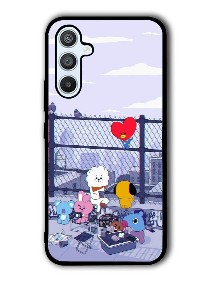 BTS BT21 Cute Rooftop Samsung Galaxy A14 5G Case QC4270
