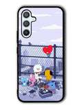 BTS BT21 Cute Rooftop Samsung Galaxy A14 5G Case QC4270