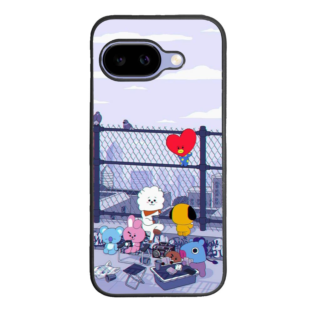 BTS BT21 Cute Rooftop Google Pixel 10A Case OV4270