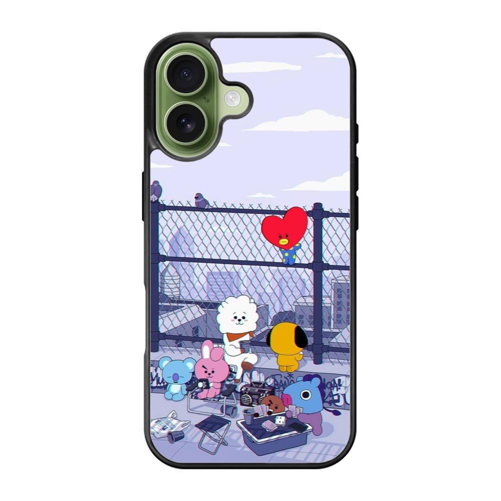 BTS BT21 Cute Rooftop iPhone 17 Case OV4270