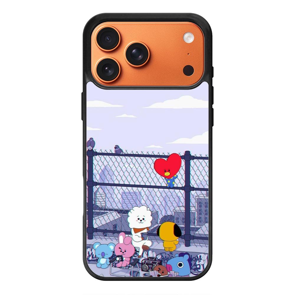 BTS BT21 Cute Rooftop iPhone 17 Pro Max Case OV4270