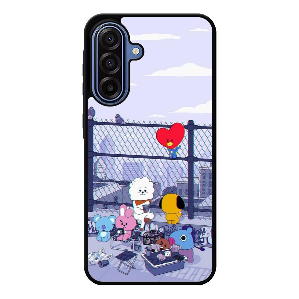 BTS BT21 Cute Rooftop Samsung Galaxy A17 Case OV4270