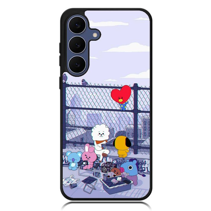 BTS BT21 Cute Rooftop Samsung Galaxy S25 FE Case OV4270