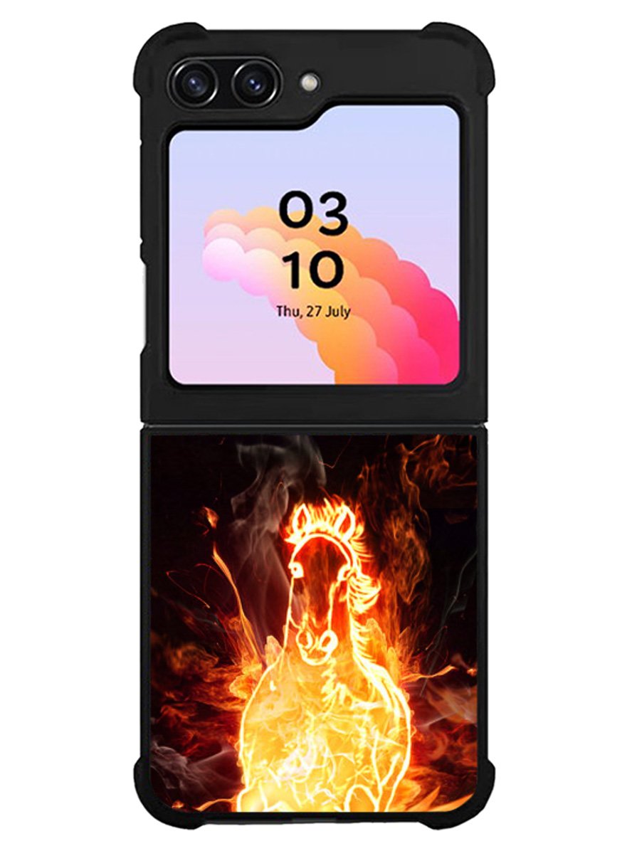 The Fire Horse Fast Run Samsung Galaxy Z Flip 5 5G 2023 Case OV7806