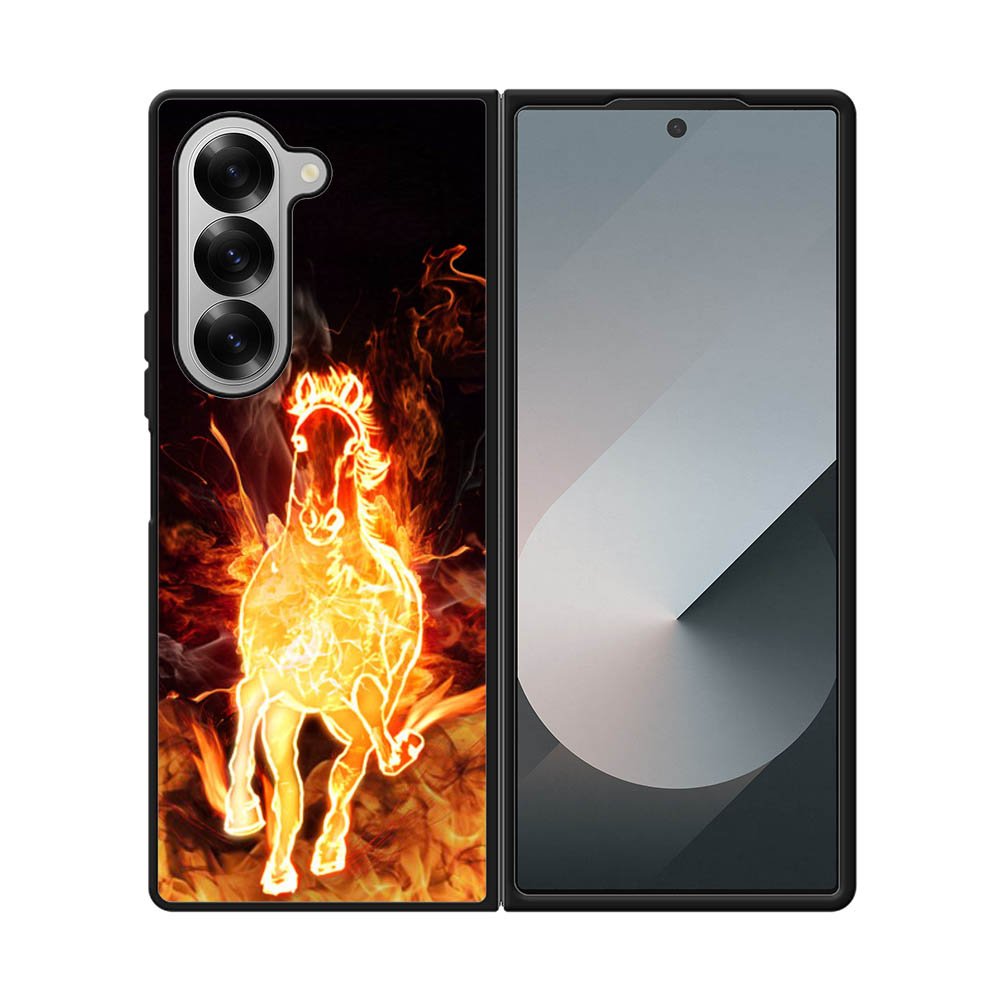 The Fire Horse Fast Run Samsung Galaxy Z Fold 7 5G Case QC7806