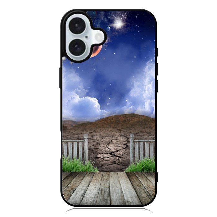 My Home In The Moon iPhone 16 Plus Case QC8060