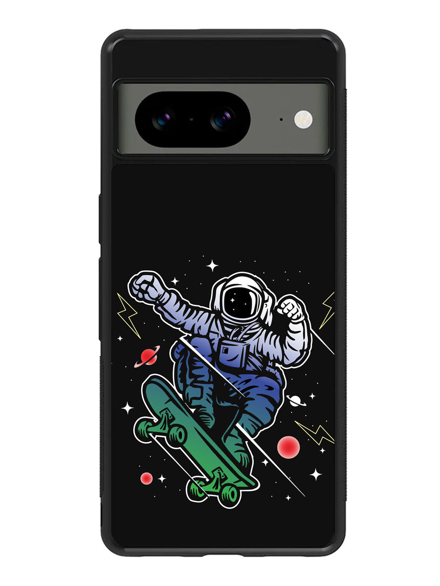 Astro Skateboard To Moon And Back Google Pixel 8A Case QC3893