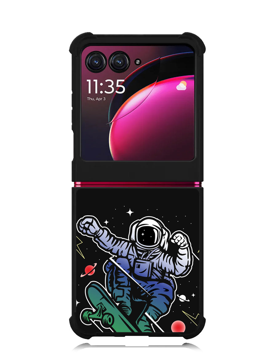 Astro Skateboard To Moon And Back Motorola Moto Razr Plus 2023 , Moto Razr+ 2023 Case OV3893