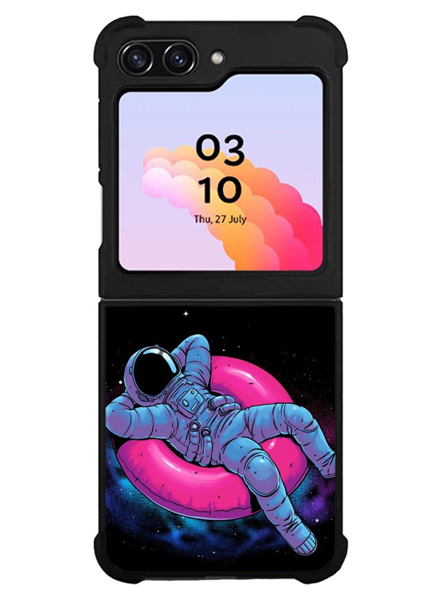 Astro Relax In Space Samsung Galaxy Z Flip 5 5G 2023 Case OV3895