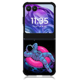 Astro Relax In Space Motorola Moto Razr Plus 2024 , Moto Razr+ 2024 Case OV3895