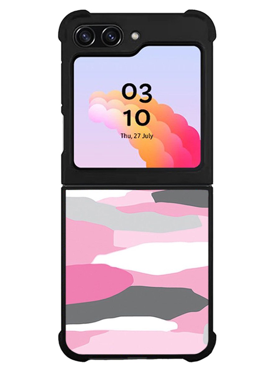 Pink Camo Samsung Galaxy Z Flip 5 5G 2023 Case OV2911
