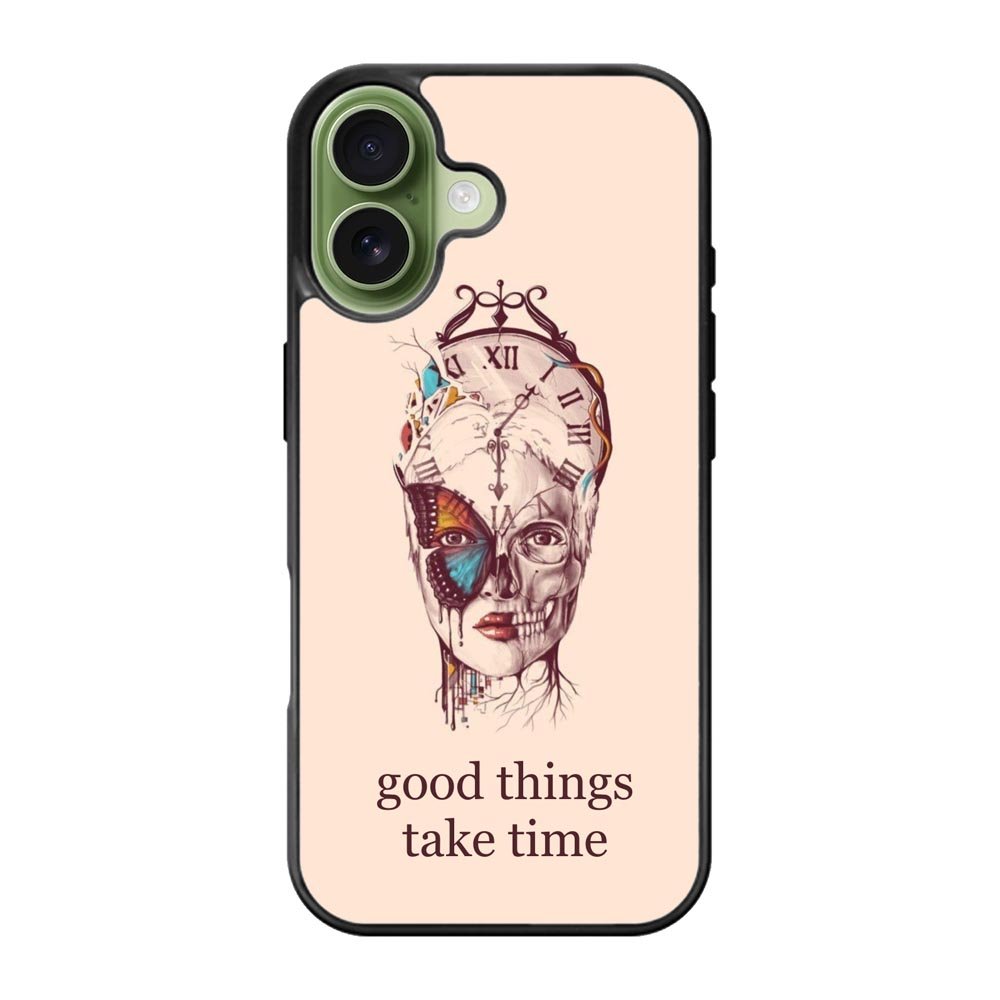 Good Things Take Time iPhone 17 Case OV8299