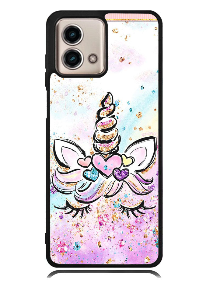 Cute Unicorn Sparkling Motorola Moto G Stylus 5G 2023 Case