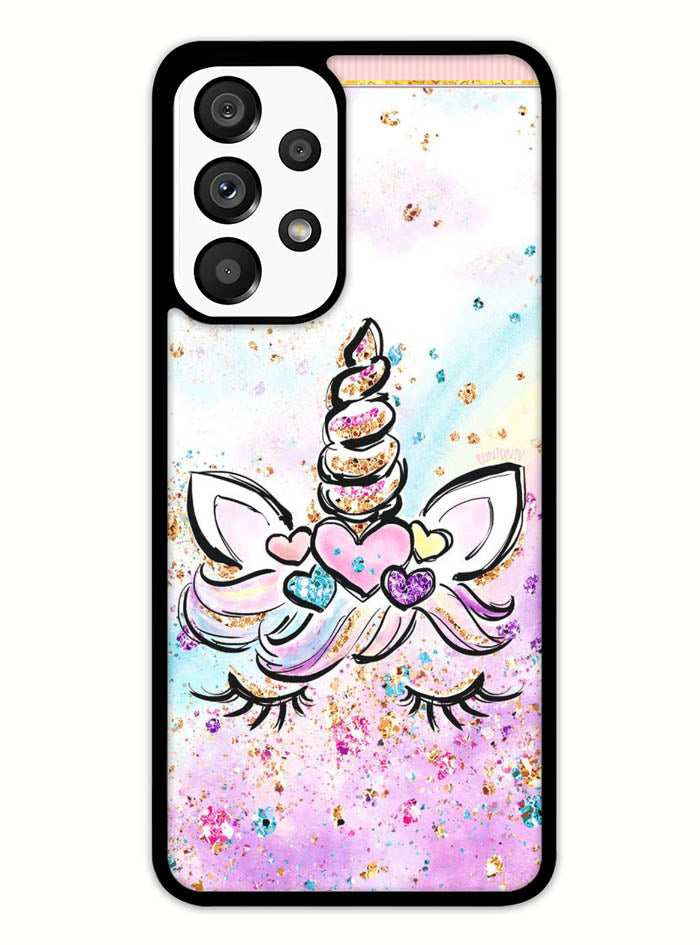 Cute Unicorn Sparkling Samsung Galaxy A53 5G Case