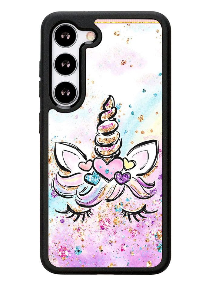 Cute Unicorn Sparkling Samsung Galaxy S23 5G Case
