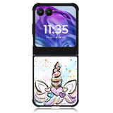 Cute Unicorn Sparkling Motorola Moto Razr Plus 2024 , Moto Razr+ 2024 Case