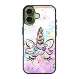 Cute Unicorn Sparkling iPhone 17 Case