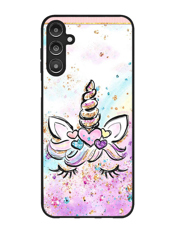 Cute Unicorn Sparkling Samsung Galaxy A14 5G Case