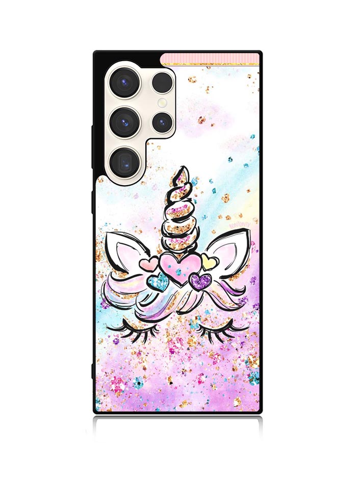 Cute Unicorn Sparkling Samsung Galaxy S24 Ultra 5G Case