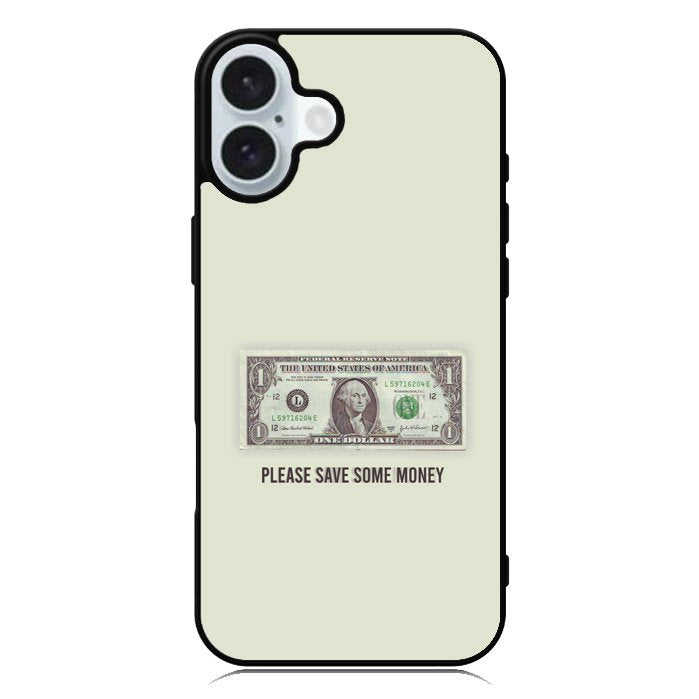 Save Your Money iPhone 16 Case QC7911