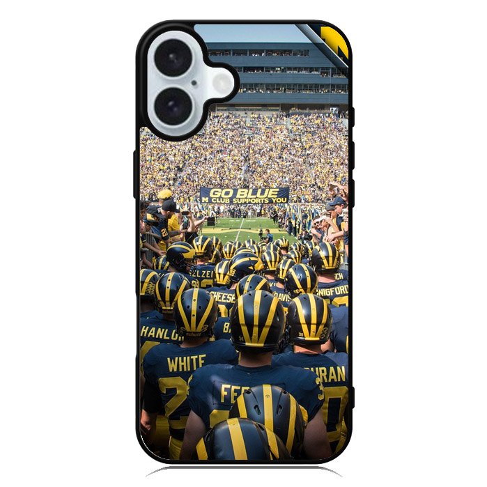 michigan wolverines 10th iPhone 16 Plus Case