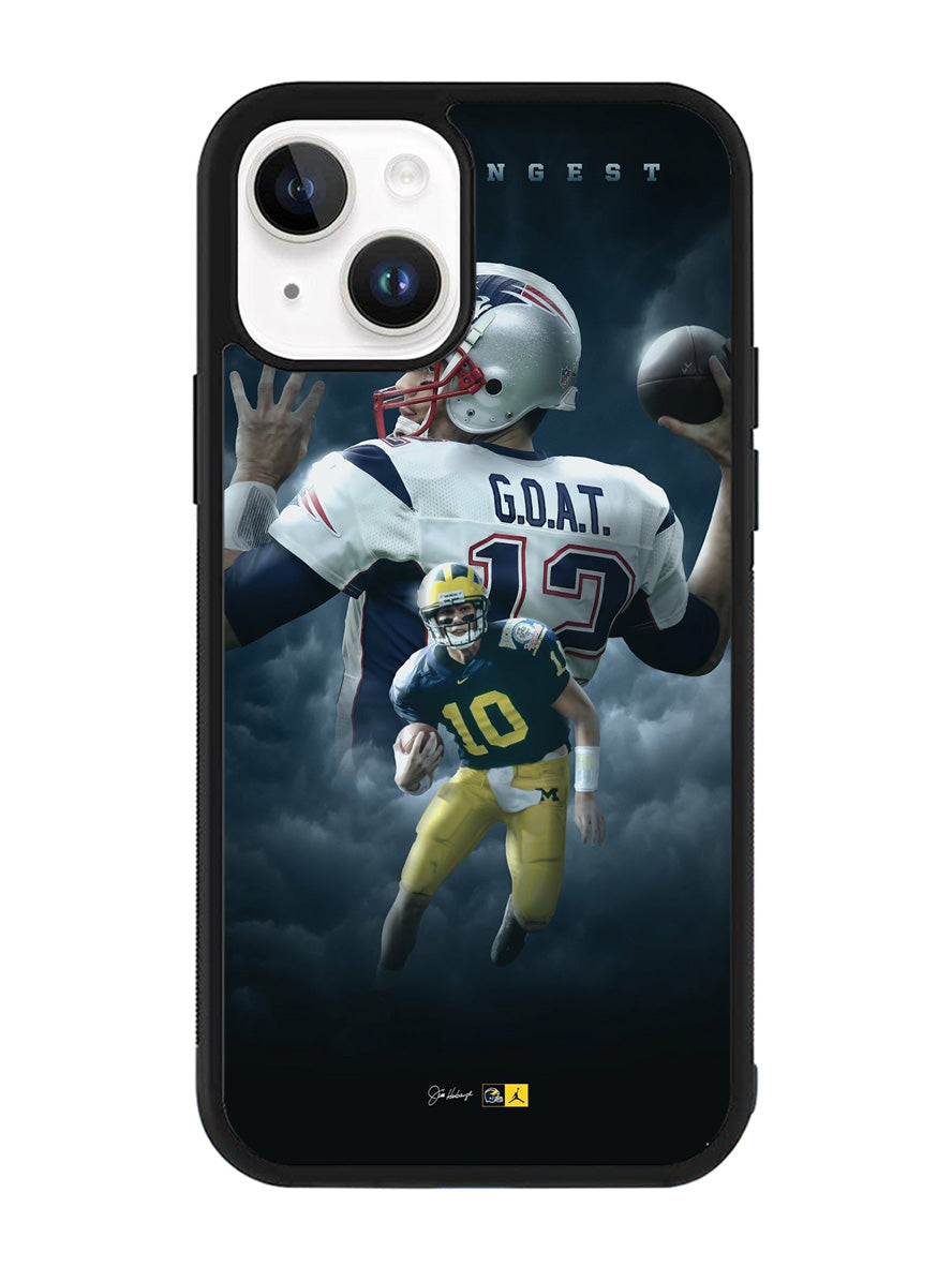 Tom brady the goat Michigan This Is Michigan iPhone 15 Case OV2172