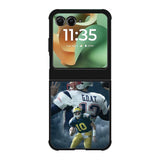 Tom brady the goat Michigan This Is Michigan Motorola Moto RAZR 2025 Case OV2172
