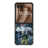 Tom brady the goat Michigan This Is Michigan Motorola Moto RAZR Plus 2025 Case OV2172