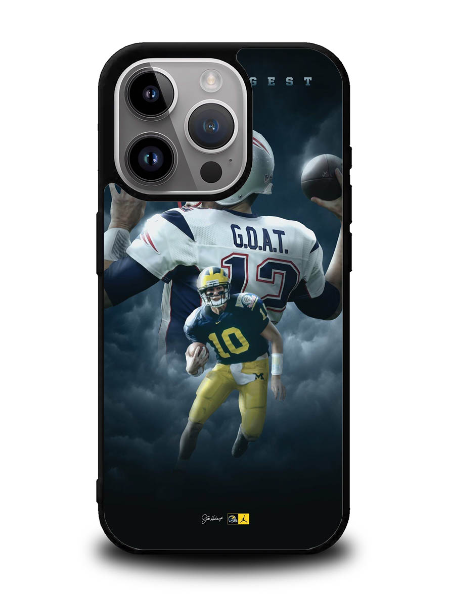 Tom brady the goat Michigan This Is Michigan iPhone 16 Pro Max Case OV2172