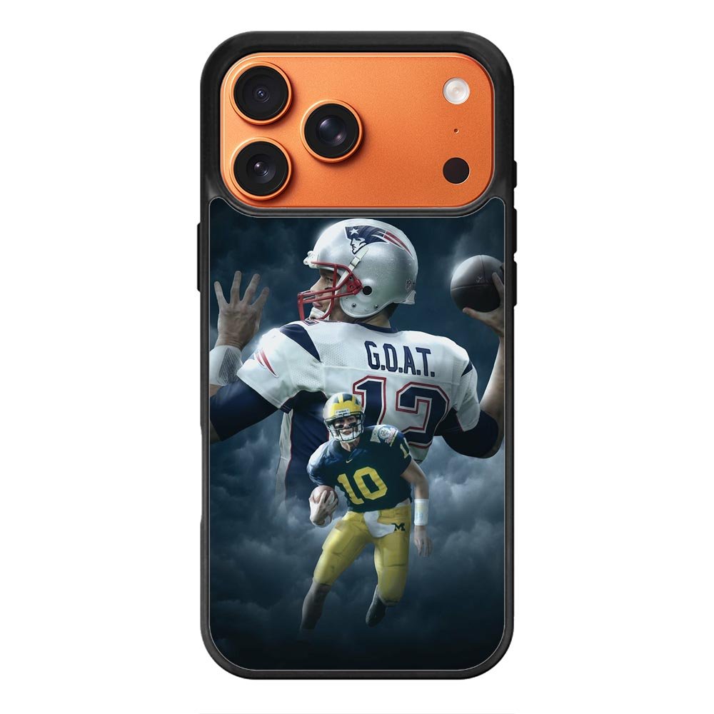 Tom brady the goat Michigan This Is Michigan iPhone 17 Pro Case OV2172