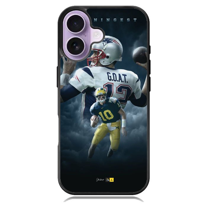 Tom brady the goat Michigan This Is Michigan iPhone 17 Case OV2172