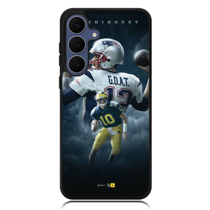 Tom brady the goat Michigan This Is Michigan Samsung Galaxy S25 FE Case OV2172
