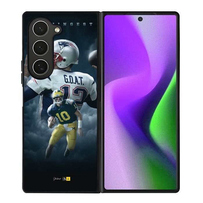 Tom brady the goat Michigan This Is Michigan Samsung Galaxy Z Fold 6 5G 2024 Case OV2172