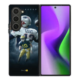 Tom brady the goat Michigan This Is Michigan Samsung Galaxy Z Fold 6 5G 2024 Case OV2172