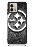 Steelers black and white Motorola Moto G Stylus 5G 2023 Case OV6899