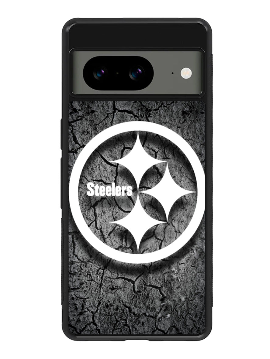 Steelers black and white Google Pixel 8 Case QC6899