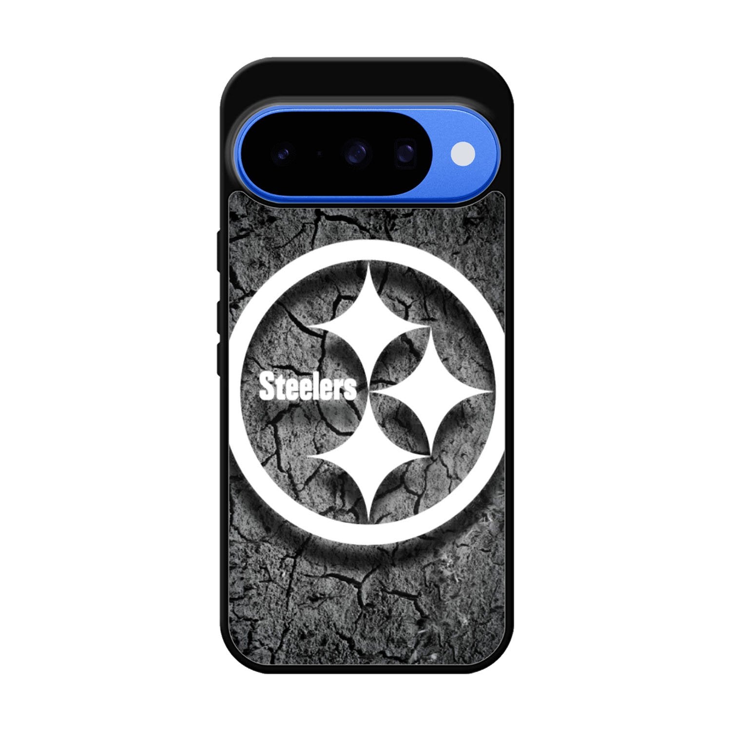 Steelers black and white Google Pixel 10 Case OV6899