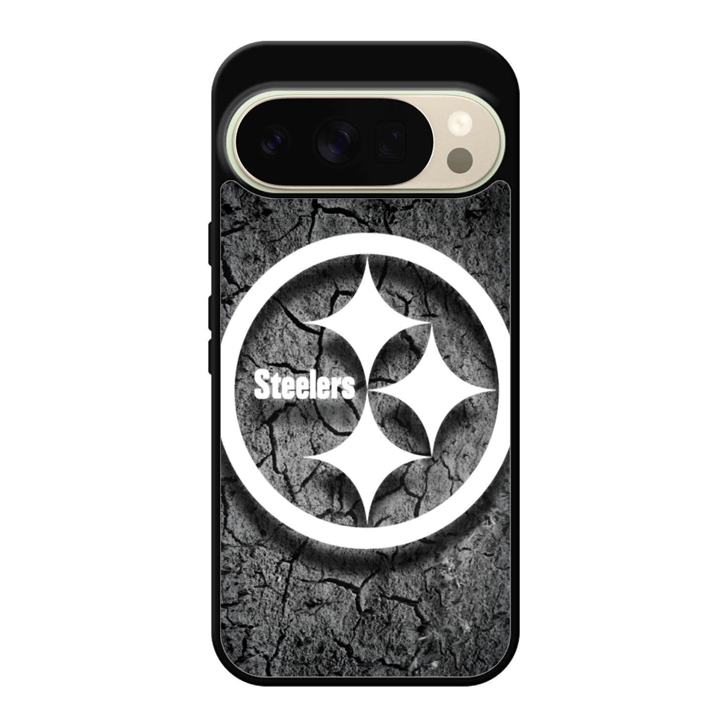 Steelers black and white Google Pixel 10 Pro Case OV6899