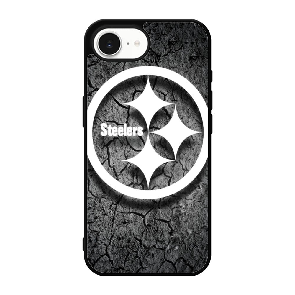 Steelers black and white iPhone 17e Case OV6899