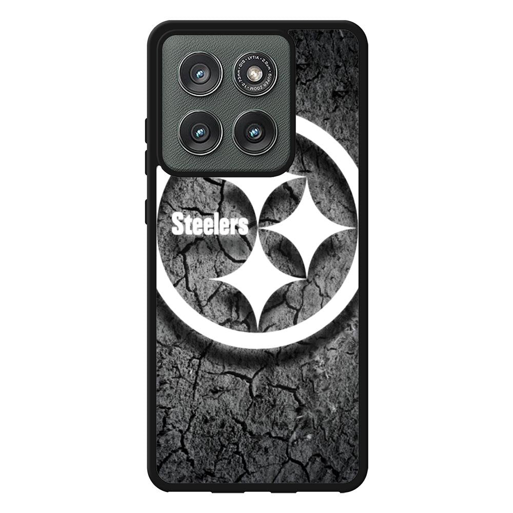 Steelers black and white Motorola Moto Edge 2025 Case OV6899