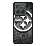 Steelers black and white Motorola Moto Edge 2025 Case OV6899