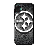 Steelers black and white Samsung Galaxy A07 Case OV6899