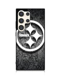 Steelers black and white Samsung Galaxy S25 Ultra 5G Case QC6899