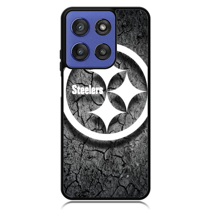Steelers black and white Motorola Moto G Stylus 5G 2025 Case OV6899