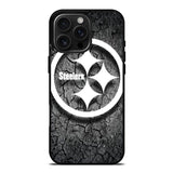 Steelers black and white iPhone 16 Pro Max Case OV6899