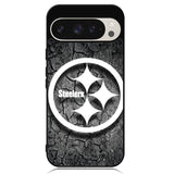 Steelers black and white Google Pixel 9 Pro XL Case OV6899