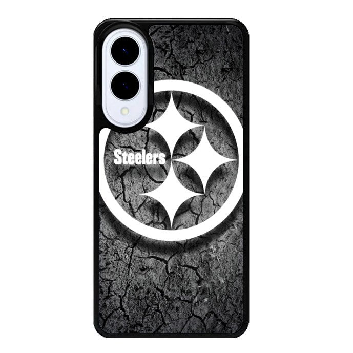 Steelers black and white Samsung Galaxy S25 Edge 5G Case OV6899