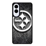 Steelers black and white Samsung Galaxy S25 Edge 5G Case OV6899