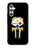 Pittsburgh Steelers skull flags Samsung Galaxy A14 5G Case QC2852