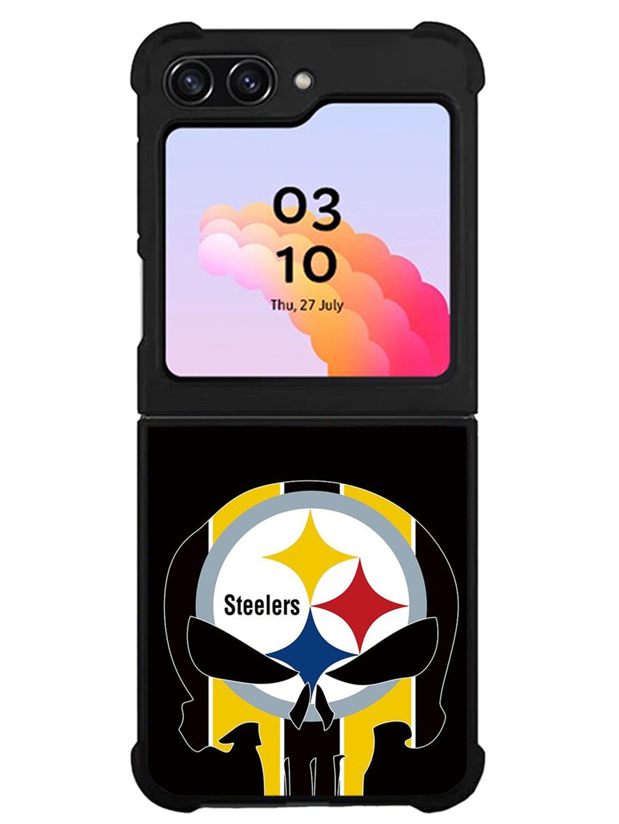 Pittsburgh Steelers skull flags Samsung Galaxy Z Flip 5 5G 2023 Case OV2852
